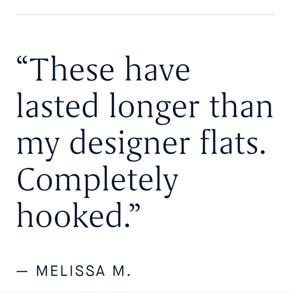 rare!ROTHY'S orange flats with blue and white stripe back mesh slip-on shoe - Picture 16 of 17